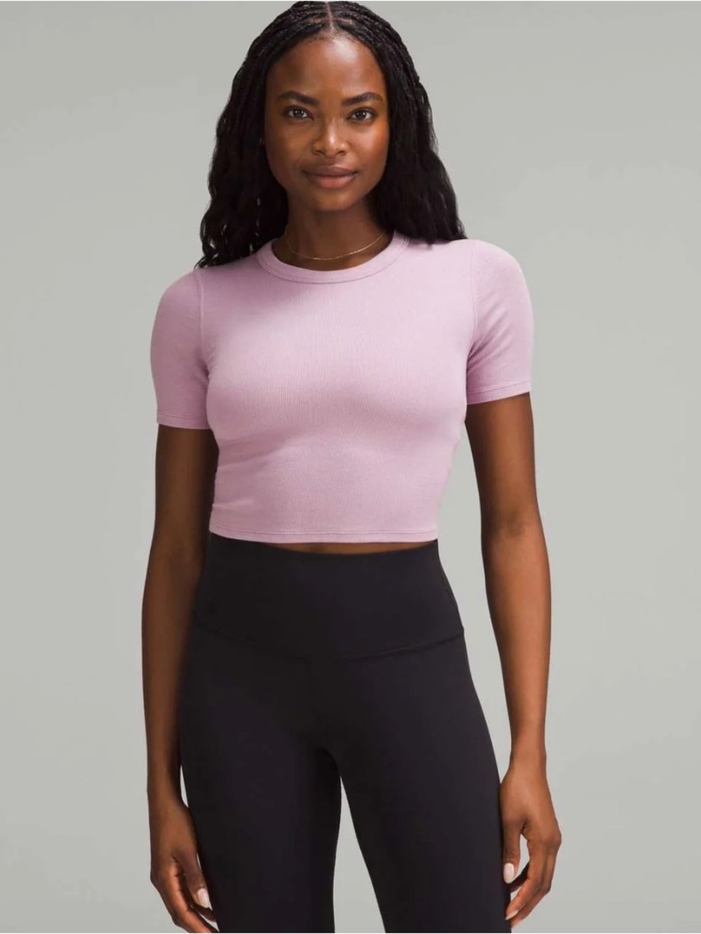 lululemon Hold Tight Straight-Hem Cropped T-Shirt